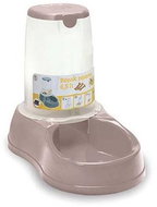 Stefanplast Break Kibble Bowl with Container Pink 6.5l - Dog Bowl