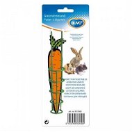 Kŕmidlo pre hlodavce DUVO+ Držiak na mrkvu do klietky 17 × 3,5 × 4 cm - Krmítko pro hlodavce