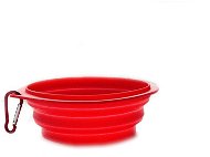 Akinu Folding Bowl Red 500ml - Travel Bowl for Dogs and Cats
