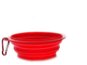 Akinu Folding Bowl Red 500ml - Travel Bowl for Dogs and Cats