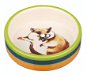 Bowl for Rodents Trixie Ceramic Hamster Bowl 80ml/8cm - Miska pro hlodavce
