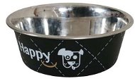 Zolux Happy Stainless-steel Bowl Black - Dog Bowl