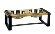 PetAmour Karinto double bowl 56 × 28 × 18 cm - Dog Bowl