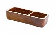 Fenica Two-piece feeder brown - Dog Bowl