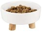Duvo+ Stone Up Timber bowl with feet - Dog Bowl