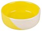 Duvo+ Stone Grace 600ml yellow and white - Dog Bowl
