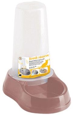Stefanplast Break dew brown water/granule container 0,65l - Dog Bowl - Main image