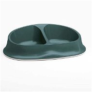 Stefanplast Chic double bowl English green 27 × 17,5 × 7,2 cm - Miska pre psa