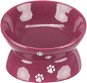 Trixie Orthopedic Bowl 13cm 150ml Burgundy - Dog Bowl