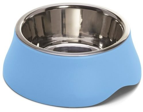IMAC Dog bowl stainless steel + plastic blue 900 ml - Dog Bowl - Main image