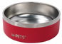 M-Pets Eskimo bowl with double stainless steel wall and anti-slip red 2 l - Dog Bowl