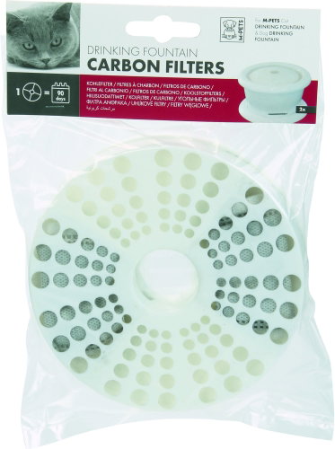 M-Pets carbon filter for water fountain 2 pcs - Fountain Filter - Main image