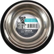 M-Pets Crock NEW Miska nerezová s gumou S 0,355 l - Dog Bowl