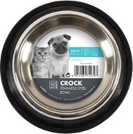 M-Pets Crock NEW Miska nerezová s gumou M 0,61 l - Dog Bowl