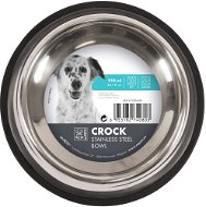 M-Pets Crock NEW Miska nerezová s gumou L 0,91 l - Dog Bowl