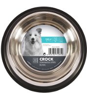 M-Pets Crock NEW Miska nerezová s gumou XL 1,56 l  - Dog Bowl