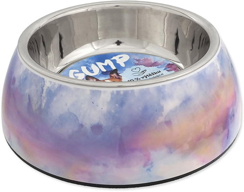 Dog Fantasy Gump stainless steel/plastic 2in1 bowl 22 × 7,5 cm 0,77 l - Dog Bowl - Main image