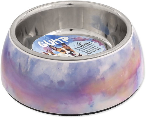 Dog Fantasy Gump stainless steel/plastic 2in1 bowl 17,5 × 6 cm 0,45 l - Dog Bowl - Main image