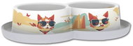 Moderna Indy&Louise double bowl 2 × 0,35 l - Cat Bowl