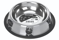 M-Pets PETJOY CatFamily Stainless steel bowl with anti-slip 355 ml - Cat Bowl
