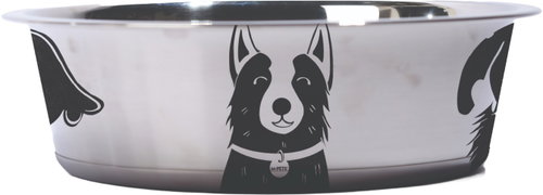 M-Pets PETJOY DogFamily stainless steel bowl 850 ml - Dog Bowl - Main image