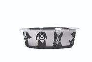 M-Pets PETJOY DogFamily stainless steel bowl 1650 ml - Dog Bowl