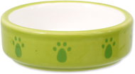Small Animals Ceramic hamster bowl green 8,5 × 3 cm 80 ml - Bowl for Rodents