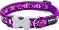 Red Dingo Breezy Love Purple 12mm × 20-32cm - Dog Collar