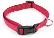Cobbys Pet Adjustable Textile Collar Reflective Red - Dog Collar