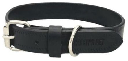 Cobbys Pet Obojek z pravé kůže černý 50cm × 2,5cm - Obojek pro psy - Hlavní obrázek