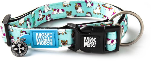 Max & Molly Smart ID Collar, Unicorn, Size M - Dog Collar - Main image