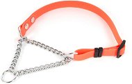 Fenica Obojok iQsil polosťahovací oranžový 1,5 × 35 – 50 cm - Obojok pre psa