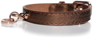 Milk&Pepper Dog collar leather shiny copper 2 × 40 cm - Dog Collar