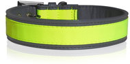 Milk&Pepper Neon yellow leather dog collar 2 × 40 cm - Dog Collar