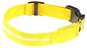 Vking LED obojek žlutý M - Dog Collar