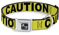 Buckle Down obojek pro psy Caution M - Dog Collar