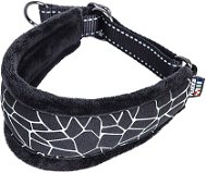 Rukka Cube Hound obojek polostahovací extra měkký černý - Dog Collar