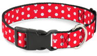 Buckle Down obojek pro psa regular Minnie puntík vel. S 23 - 38 cm - Dog Collar