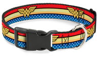 Buckle Down Obojek pro psa, velikost L, Wonder Woman - Obojek pro psy