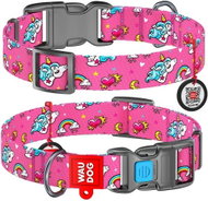 Waudog Nylon Collar Unicorn QR - Dog Collar