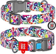 Waudog Nylon Collar Magic Flowers QR 35-58cm/2.5cm - Dog Collar