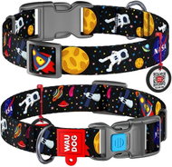 Waudog Nylon Collar NASA QR - Dog Collar