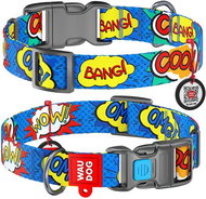 Waudog Nylon Collar OMG! QR 24-40cm/2cm - Dog Collar