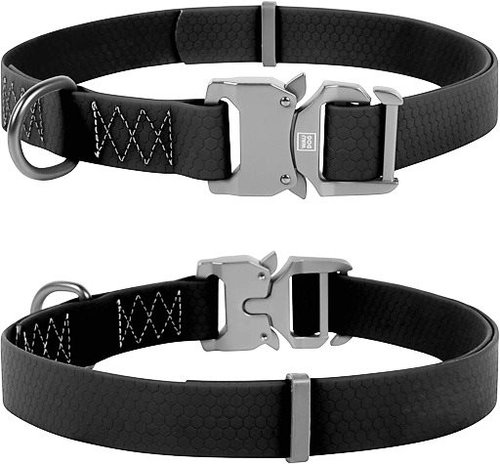 Waudog Collartex Fastex Waterproof Collar Black 31-49cm/2,5 cm - Dog Collar - Main image