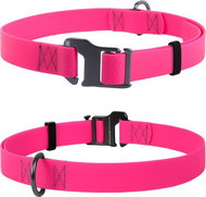 Waudog Collartex Waterproof Collar Pink 35-70cm - Dog Collar