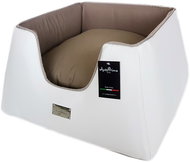 Pet Amour Tronky White/Brown 75 × 75 × 35 cm - Pet Bed