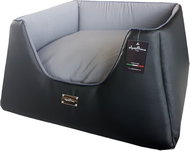 Pet Amour Tronky Black/Grey 75 × 75 × 35cm - Pet Bed