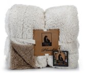 Pet Amour DBL Blanket Beige/White 150 × 125cm - Cat & Dog Bed Blanket