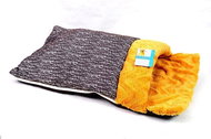 Petproducts Sleeping Bag Orange-grey 67 × 38cm - Snuggle Sack