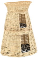 Shumee Bed for Cats 3-piece with Willow Pillows, Natural, 47 × 34 × 60cm - Pet Bed